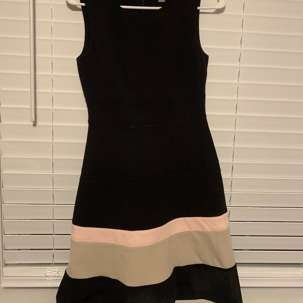 Tommy Hilfiger Womens Colorblock A-Line Sheath Dress
